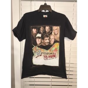 WWE Vintage Smackdown Passport To Pain T-Shirt Size Small